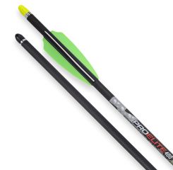 20" TenPoint Pro Elite 400, 3" Q2i Fusion X-II Vanes, .003, Alu Insert, Alpha Nock HP gelb (3er Pack) (4674)