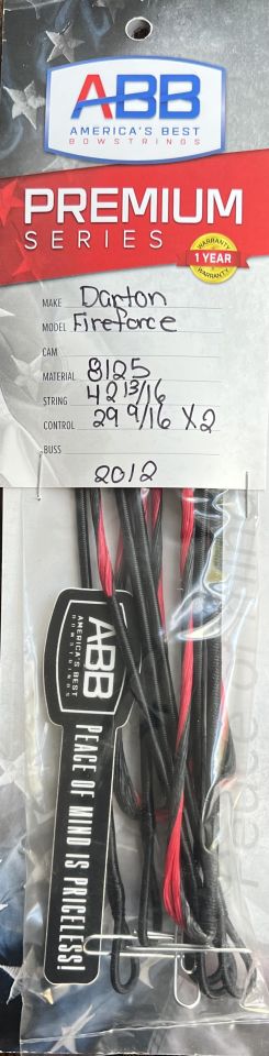 ABB Premium Series Sehnen- und Kabelsatz für Darton Fireforce (rot/schwarz) (4503)