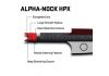 20" TenPoint EVO-X CenterPunch,  3" X Vanes L, .001, Messing Insert, Alpha Nock HPX rot (4654)